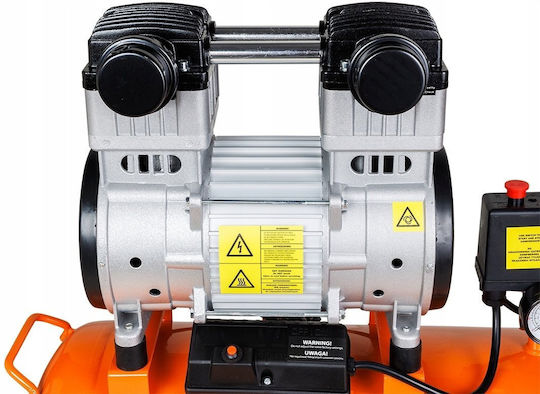 Neo Tools Einphasiger Luftkompressor 80 dB mit 50-l-Luftbehälter