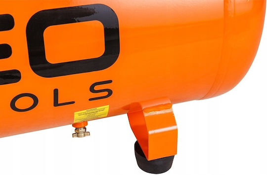 Neo Tools Einphasiger Luftkompressor 80 dB mit 50-l-Luftbehälter