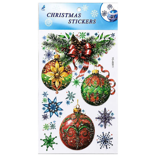 XMASfest Autocolante de Crăciun pentru Fereastră 20x36 cm 12 Bucăți XMASfest Autocolante de Crăciun pentru Fereastră 20x36 cm 12 Bucăți