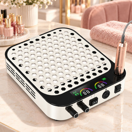 Battery-Powered Nail Drill White