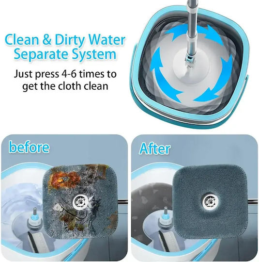 Mop Rotativ pentru Parchet 360° 00000967