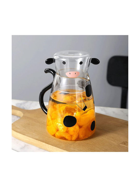 Jug Carafe Κανάτα Σερβιρίσματος με Ποτήρια Γυάλινη 550ml