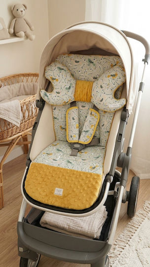 BabyValia Double-Sided Stroller Cover Yellow