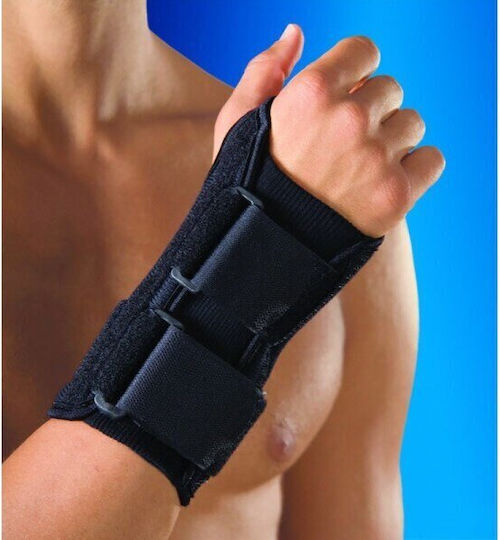 Anatomic Help Ортеза за китка за лява ръка с палец в черен цвят