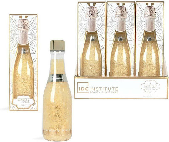 Idc Scented Bath Salts In Bottle Vanilla & Bergamot Άλατα Μπάνιου Βανίλια & Περγαμόντο 230gr