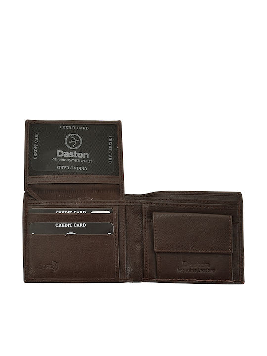 Portofel Bărbătesc din Piele cu RFID Maro