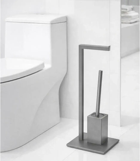 Set de Accesorii de Baie din Inox Gri