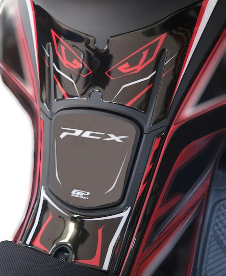 Gpk Tankpad 3D Honda PCX 125 2025-2026 Schwarz Rot