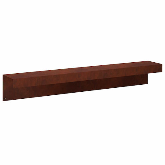Garden Covering Profiles 10 Pcs 100 x 15 x 15 cm 8012975 Rusty