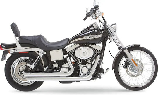 Vance & Hines Full Exhaust System Steel Big Shot Staggered Slash-Cut 17911