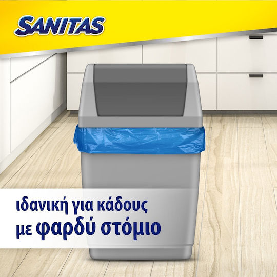 Sanitas Scented Trash Bags Easy-Pack 20 Pieces Blue