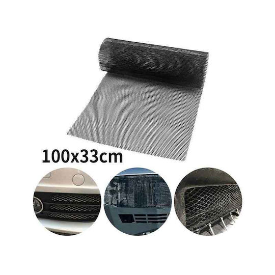 Aluminum Car Bumper Mesh 100x33cm Aluminium Grill 081201