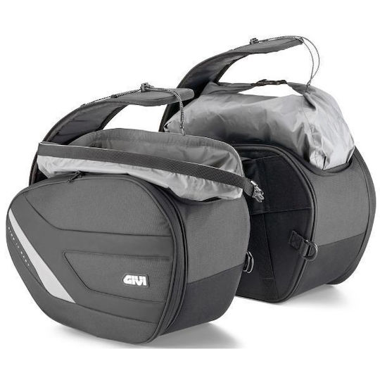 Givi Easy11 Υφασμάτινες Πλαϊνές Βαλίτσες Μηχανής 18/25l Μαύρο