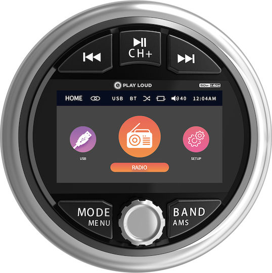Playloud Wasserdichter MP3-Player mit Bluetooth und Farbdisplay