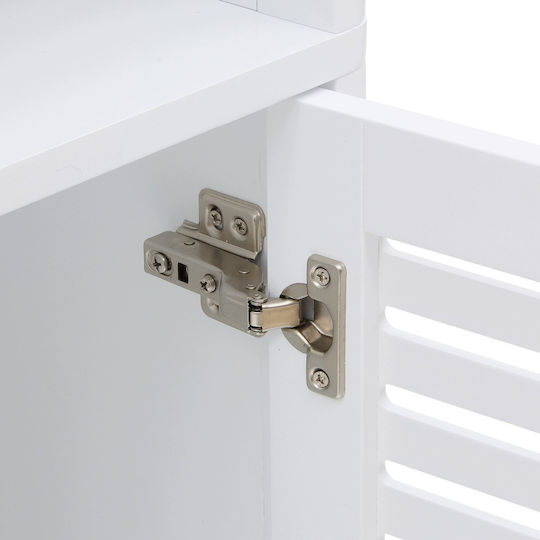 5Five Floor-Standing Bathroom Cabinet W36xD30xH160cm White