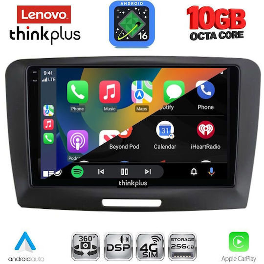 Lenovo Auto-Audiosystem für BMW X2 / X6 Skoda Superb 2008–2015 (Bluetooth/USB/WiFi/GPS/Apple CarPlay/Android Auto) mit 9-Zoll-Touchscreen