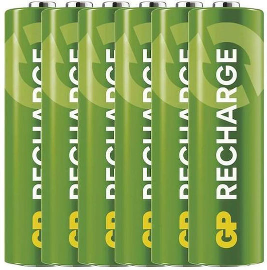 GP Rechargeable AA-Batterien 2100 mAh, 6er-Pack, Grün, von Greatstore