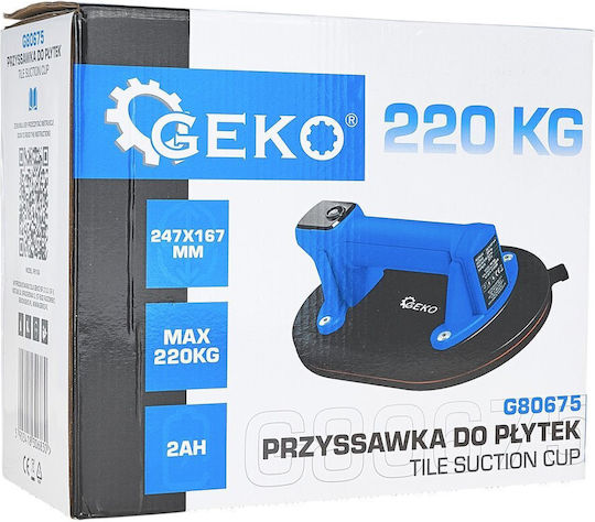 Geko G80675 Ventuză Electrică cu Baterie 3,7 V