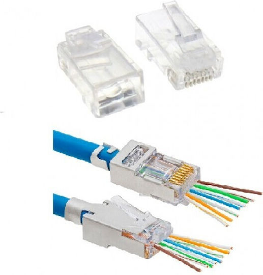 Jager Ștecher RJ-45 100buc (TA-1003/6E-OPEN)
