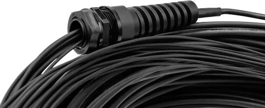 Digitus Cablu Universal de Distribuție cu Fibră Optică Duplex LC UPC Single-Mode OS2 Negru 100 Metri Preasamblat