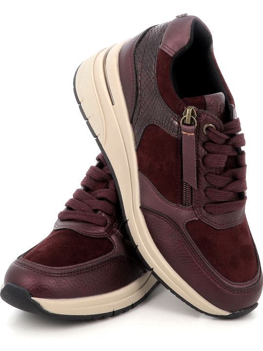Sneakers Anatomici de Damă Burgundy