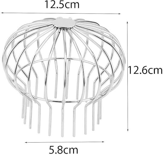 Gutter Guard Protective Anti-clogging Mesh 2 Pieces Silver M