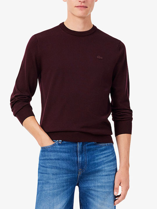 Lacoste Πουλόβερ Μπορντό