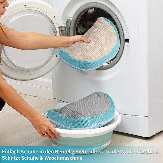 Schuhwaschbeutel aus strapazierfähigem, robustem Netzgewebe für die Waschmaschine 43 x 29 cm Schuhwaschbeutel aus strapazierfähigem, robustem Netzgewebe für die Waschmaschine 43 x 29 cm