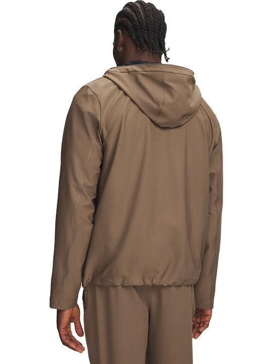 Under Armour Unstoppable Woven Jacke Braun