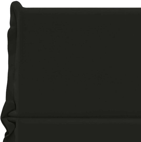 vidaXL Възглавници За Градински Столове Черни 6 Бройки 50x120см vidaXL Възглавници За Градински Столове Черни 6 Бройки 50x120см