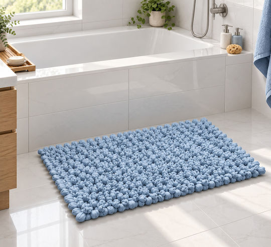 MRShome Evora Handmade Rectangular Rug Light Blue 60x120cm