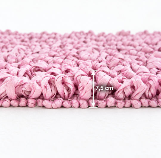 MRShome Evora 60x120cm Handmade Pink Rug MRShome Evora 60x120cm Handmade Pink Rug