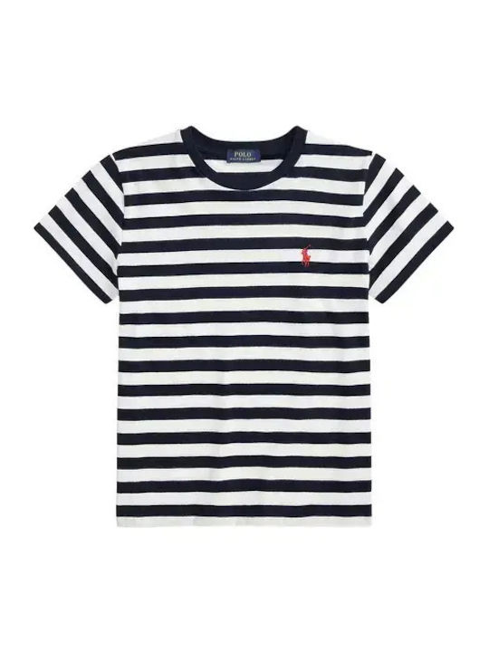 Γυναικείο T-shirt Ριγέ Μπλε Λευκο