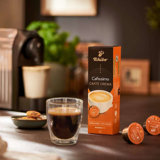 Tchibo Espresso-Caffè-Crema-Kapseln Kompatibel mit Cafissimo-Maschinen 80 Kapseln