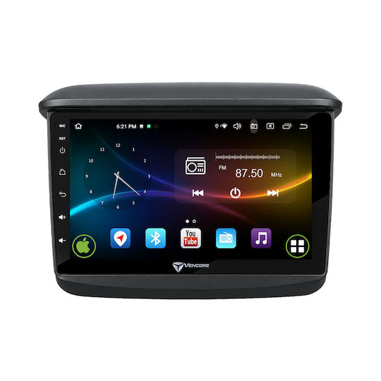 Vencore 3236-10007-0314b Android-15-Multimedia-Bildschirm 9" 9109a Mtk6762 Octa-Core 2 GB/32 GB IPS-Blende CarPlay Android Auto Rückfahrkamera-Unterstützung AHD Mitsubishi 200 Pajero Sport 2006–2015 – Schwarz 3236-10007-0314b
