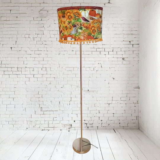 Floor Lamp Pumkin Garden Dimensions 1.65*35*25 E27 Oxygen Lampshades