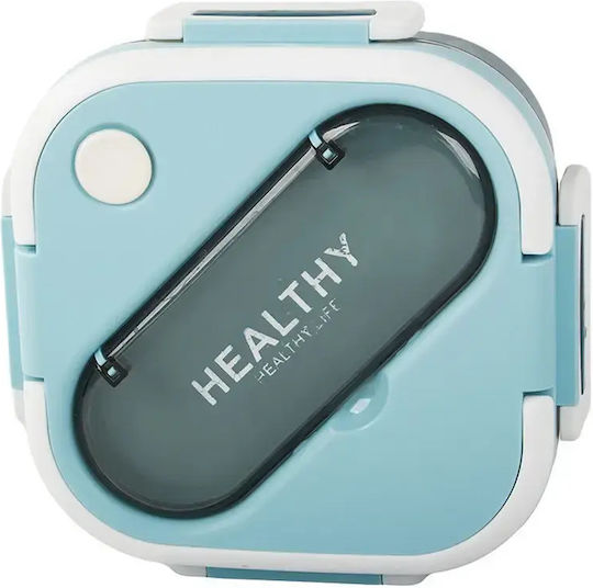 Verk Group Lunchbox aus Edelstahl, Blau, mit Fächern, 1 l