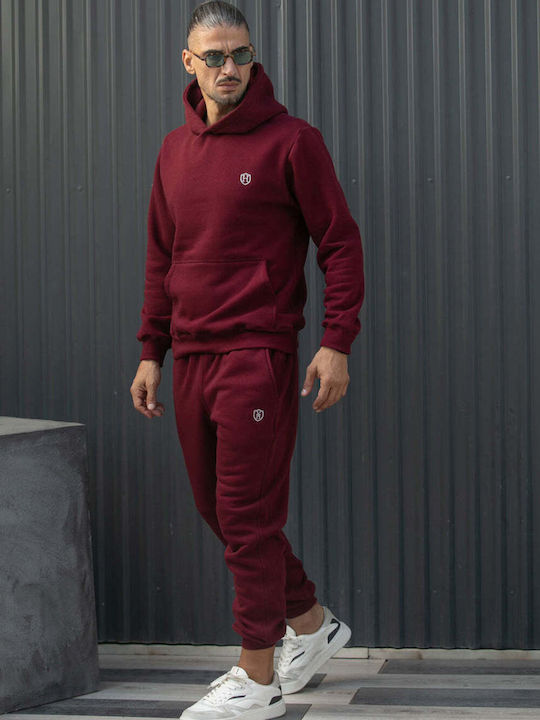 Hoodie in Burgundy