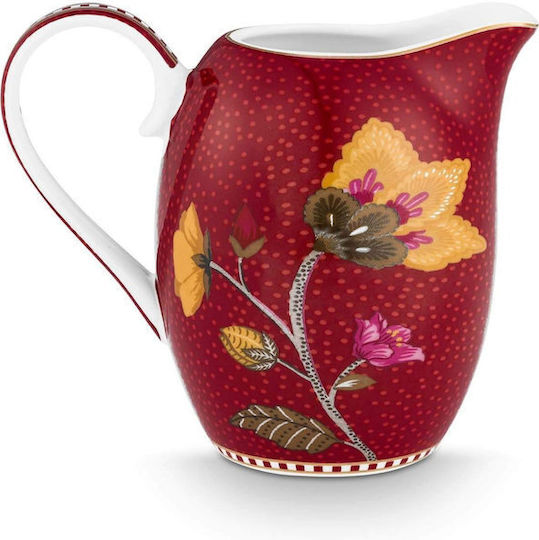 PiP Studio Blooming Tales Ustensilă pentru Lapte de Servire din Porțelan Multicoloră