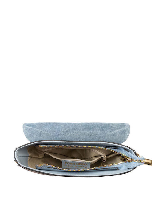Mirabel Leather Women's Shoulder / Crossbody Bag Light Blue