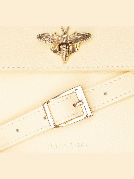Olivia Gelbe Damen Schulter-/Handtasche aus Leder