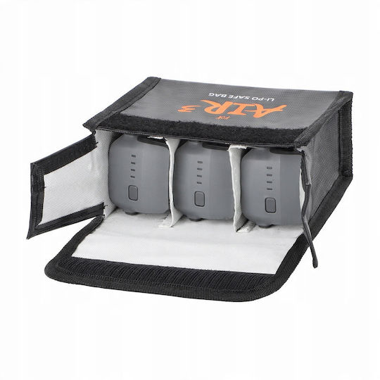 Sunnylife Black Battery Carrying Case for DJI Air 3 / Air 3S 13x6.5x15 cm