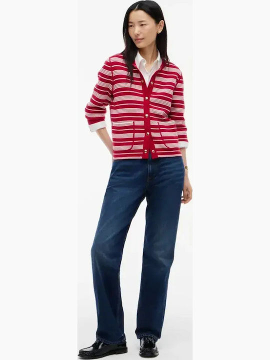 Women's Red Cardigan