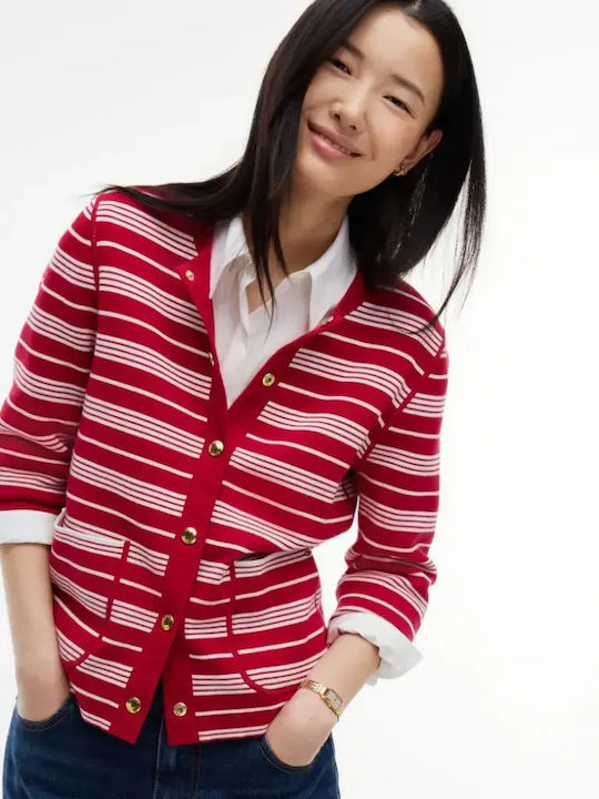 Women's Red Cardigan