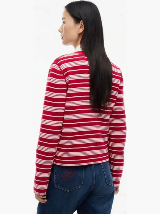 Women's Red Cardigan