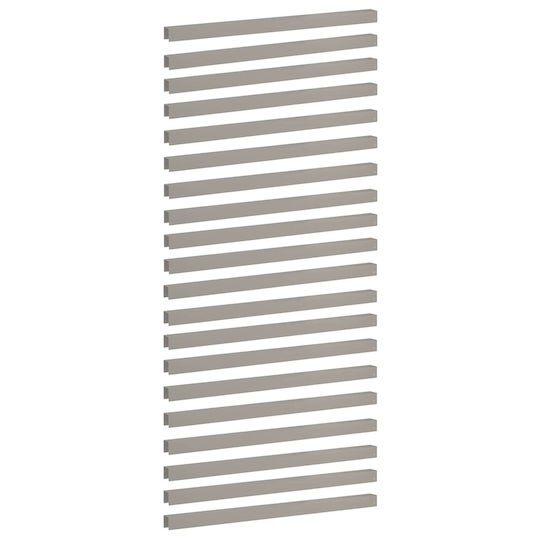 Garden Fence Cover Strips 20 Pcs 100 x 5 x 5 cm 8013010 Rusty