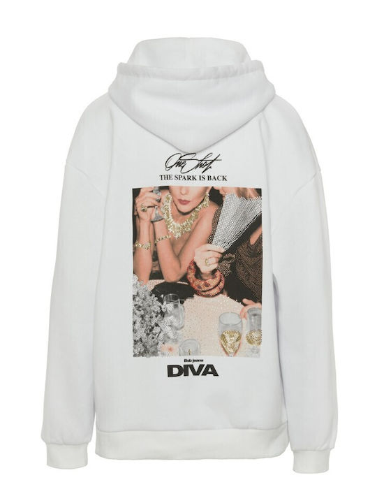 Women's Hooded Sweatshirt White