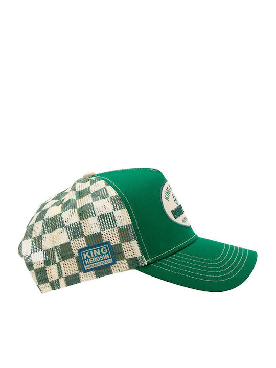 King Kerosin Șapcă Body Shop Verde