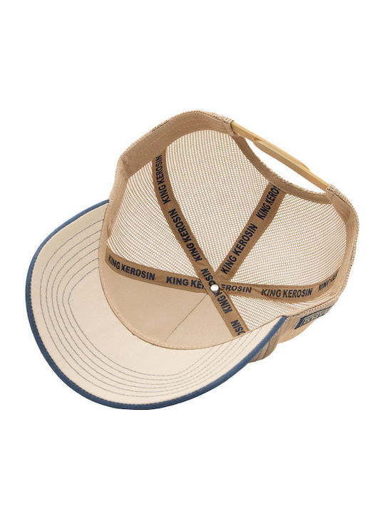 King Kerosin Șapcă Hot Rod Off-White