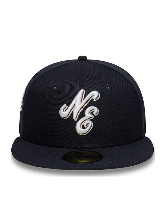 New Era Heritage Script Navy 59fifty Fitted Cap